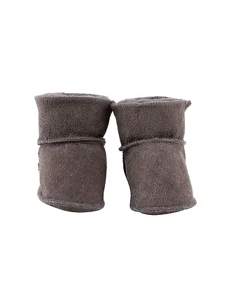 SHEPHERD OF SWEDEN | Chaussons bébé en peau de mouton Borås | grau